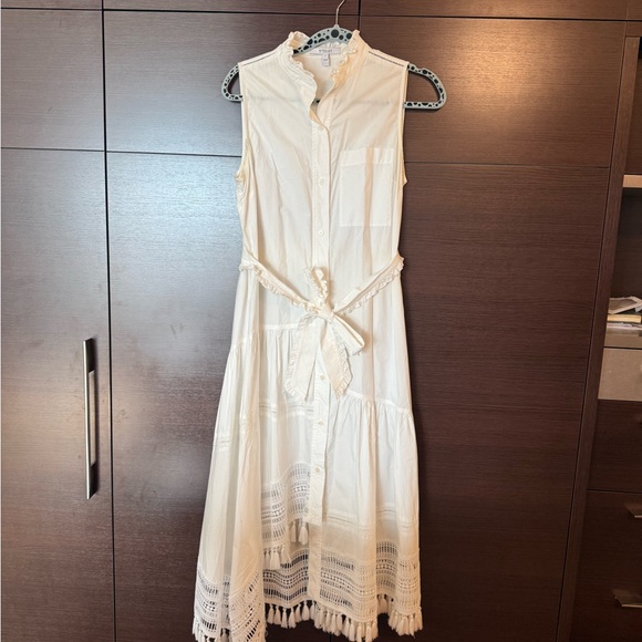 Derek Lam Dresses & Skirts - Derek Lam Cream Maxi Dress with Lace Details